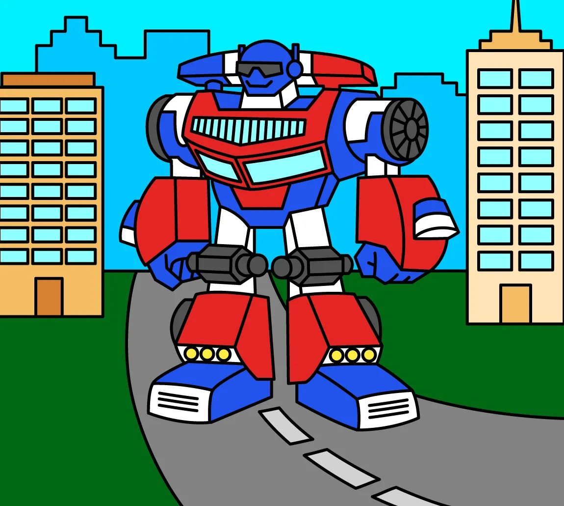 Painting : Robots | Indus Appstore | Screenshot