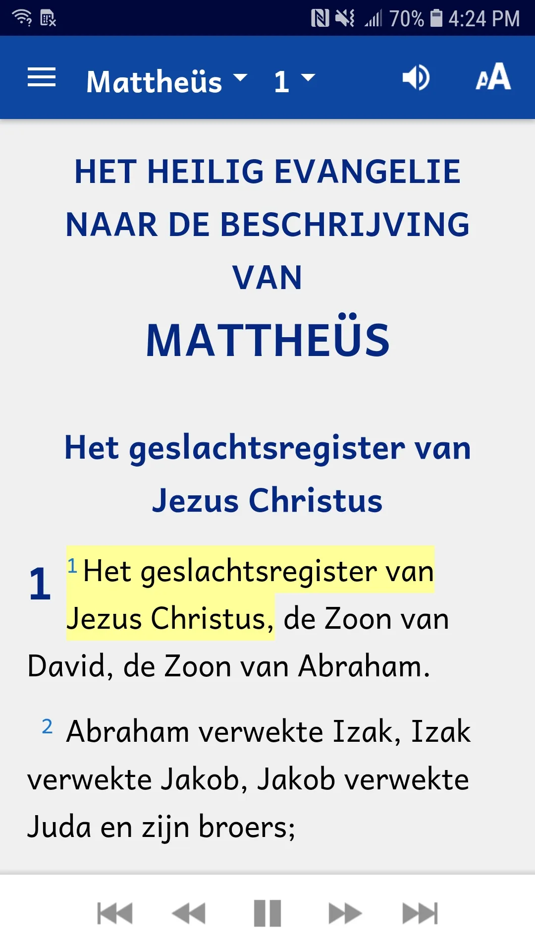 Dutch HSV Bible | Indus Appstore | Screenshot