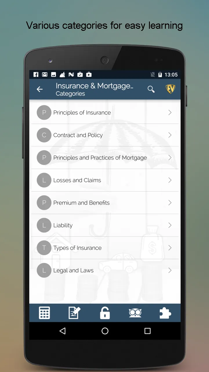 Insurance, Mortgage Dictionary | Indus Appstore | Screenshot