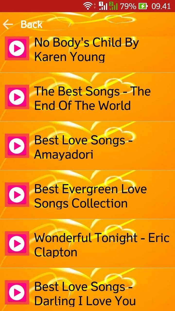 Love Songs Collection | Indus Appstore | Screenshot