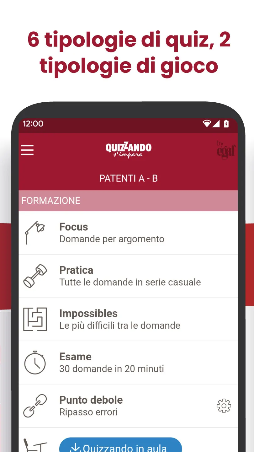 Quiz Patente 2025 | Indus Appstore | Screenshot