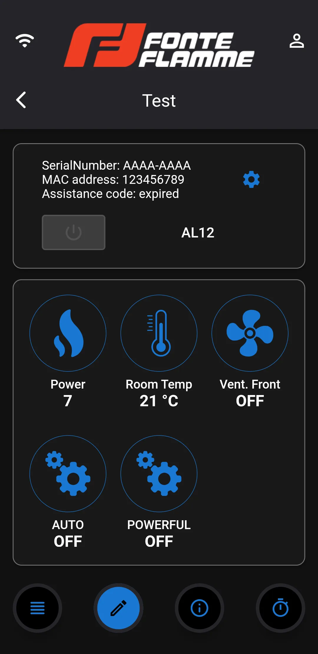 Fonte Flamme contrôle 1 | Indus Appstore | Screenshot