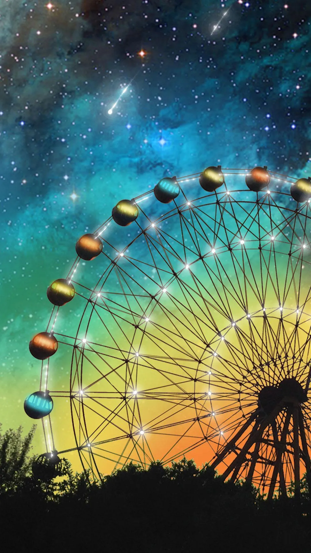 Shiny Sky Wheel Live Wallpaper | Indus Appstore | Screenshot