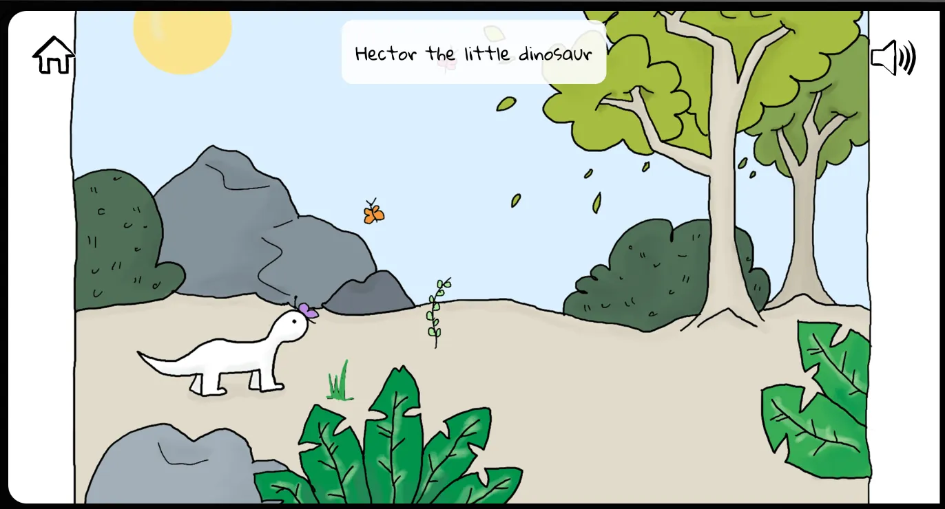 Hector the little dinosaur | Indus Appstore | Screenshot