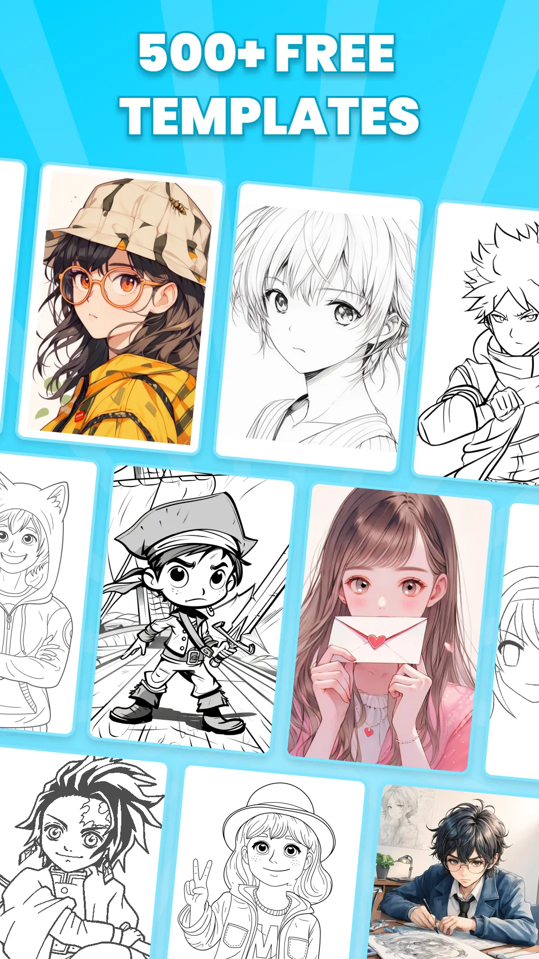Draw Anime: AR Drawing Sketch | Indus Appstore | Screenshot