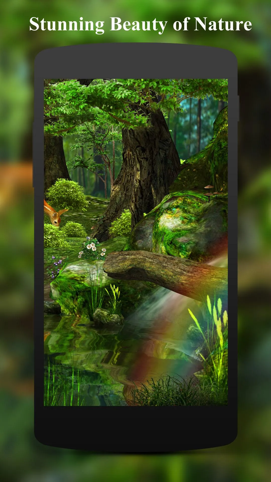 3D Deer-Nature Live Wallpaper | Indus Appstore | Screenshot