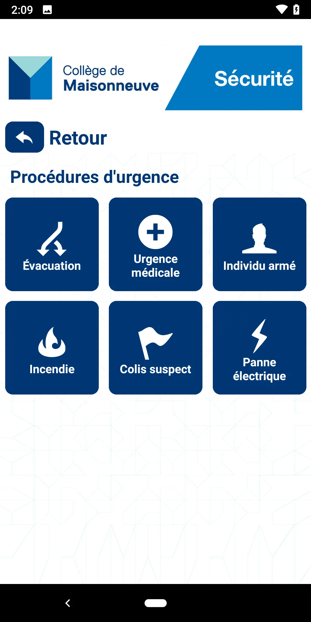 Sécurité Maisonneuve | Indus Appstore | Screenshot