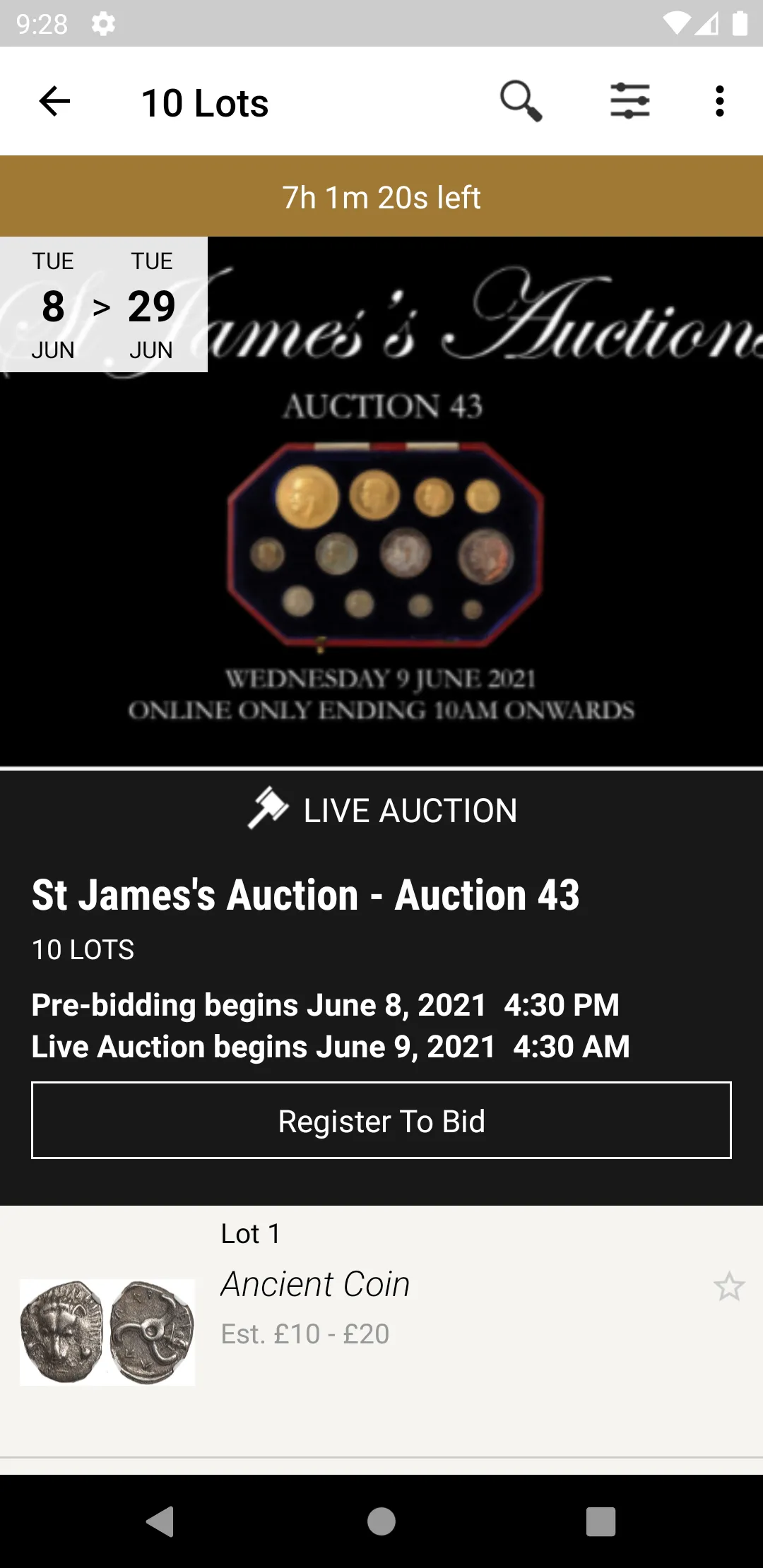 STJ Auctions | Indus Appstore | Screenshot