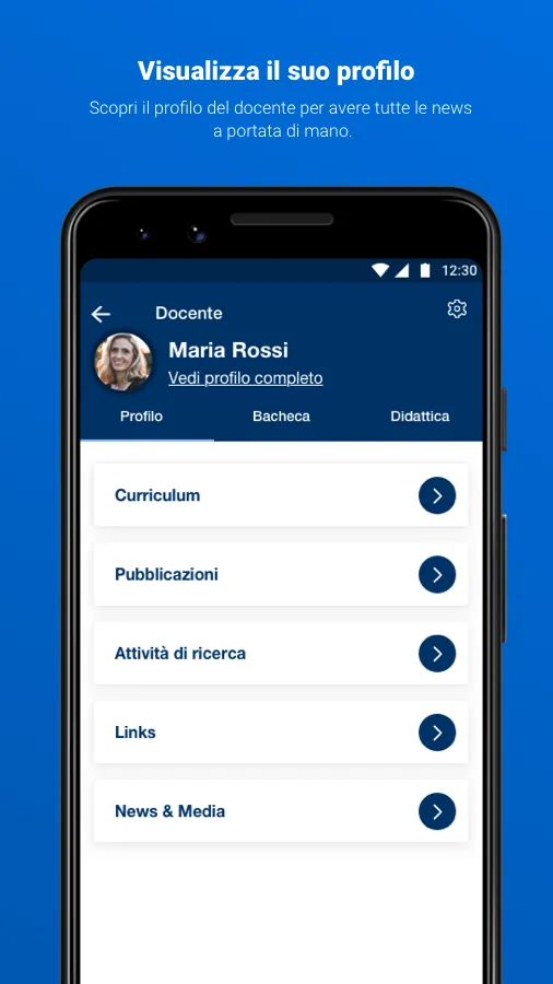 Docenti UNINA | Indus Appstore | Screenshot