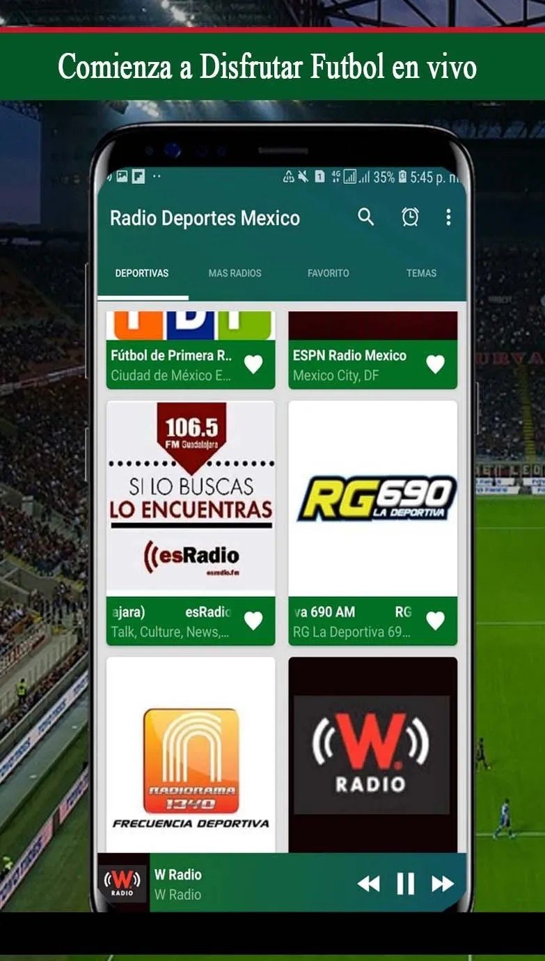 Radio Deportes Mexico | Indus Appstore | Screenshot