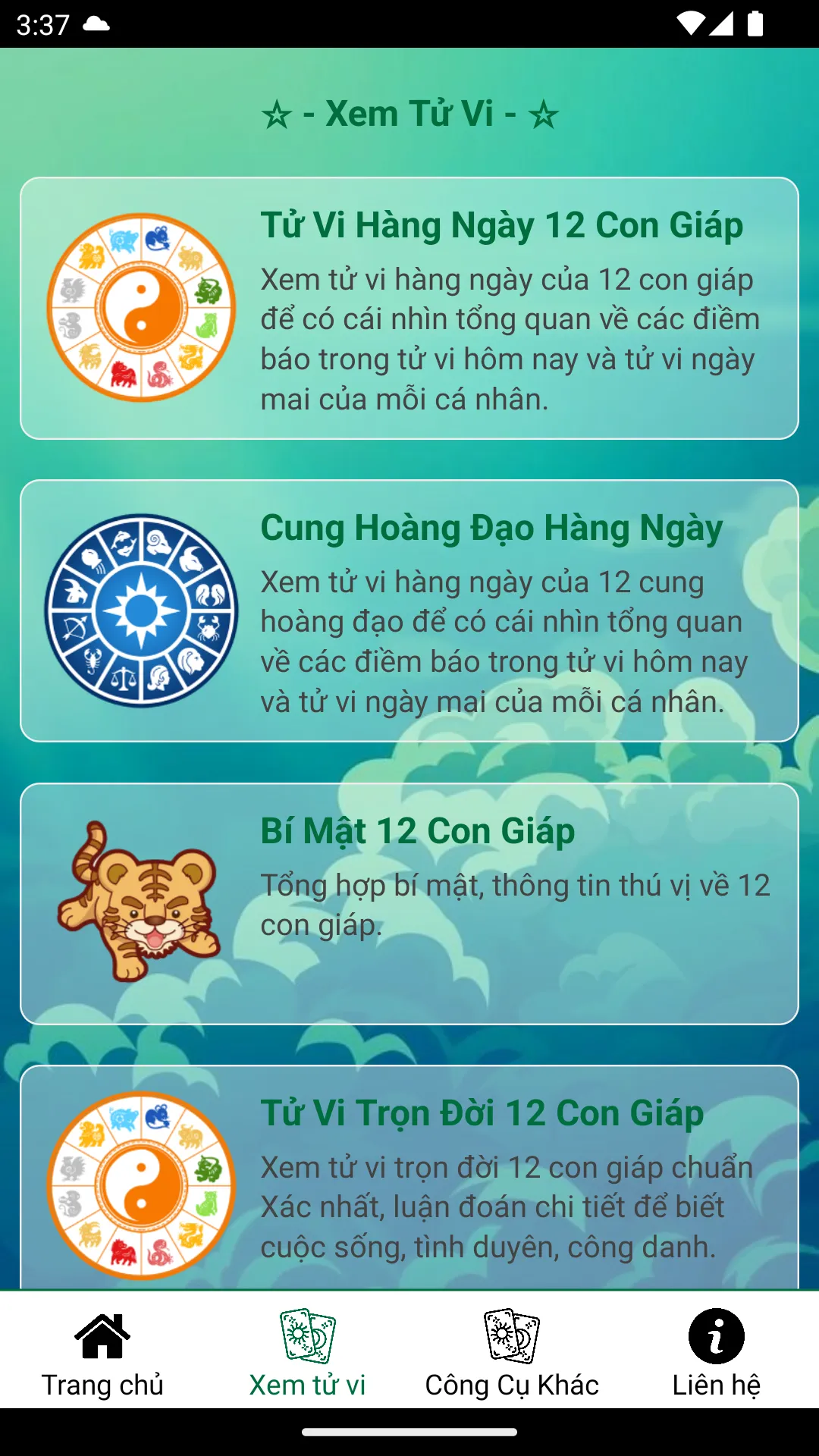 Tử Vi - thientue.vn | Indus Appstore | Screenshot