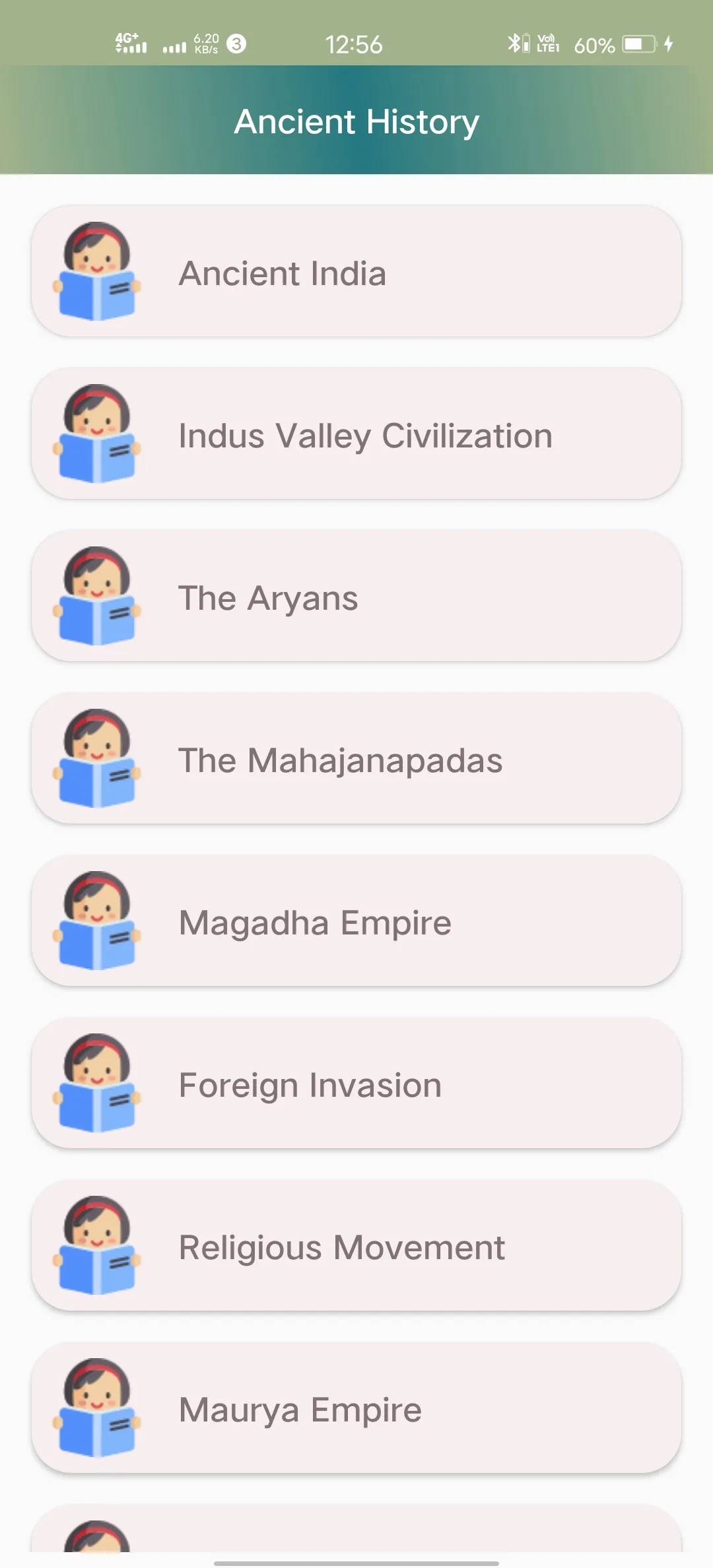 Indian History | Indus Appstore | Screenshot