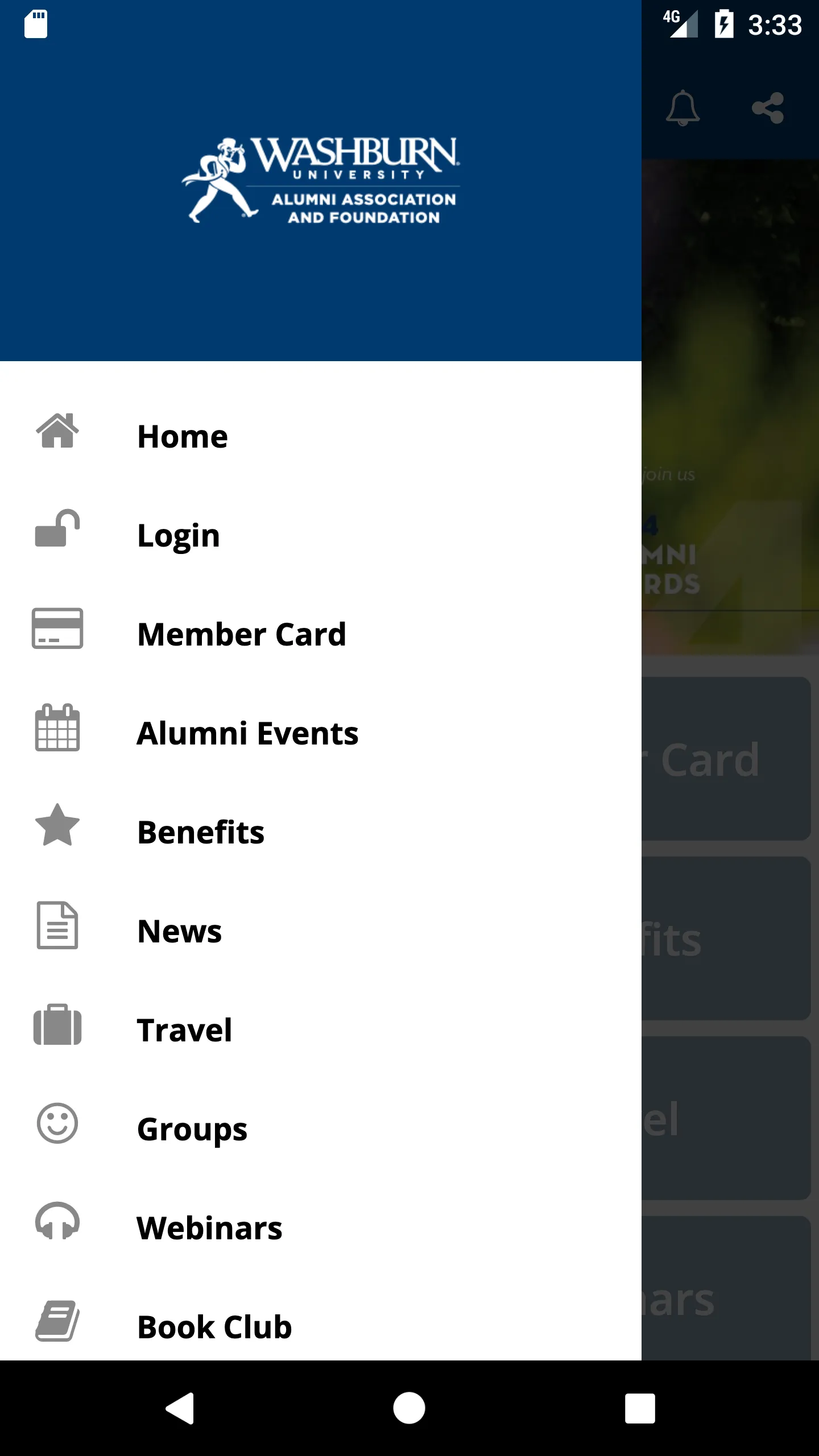 Washburn Alumni | Indus Appstore | Screenshot