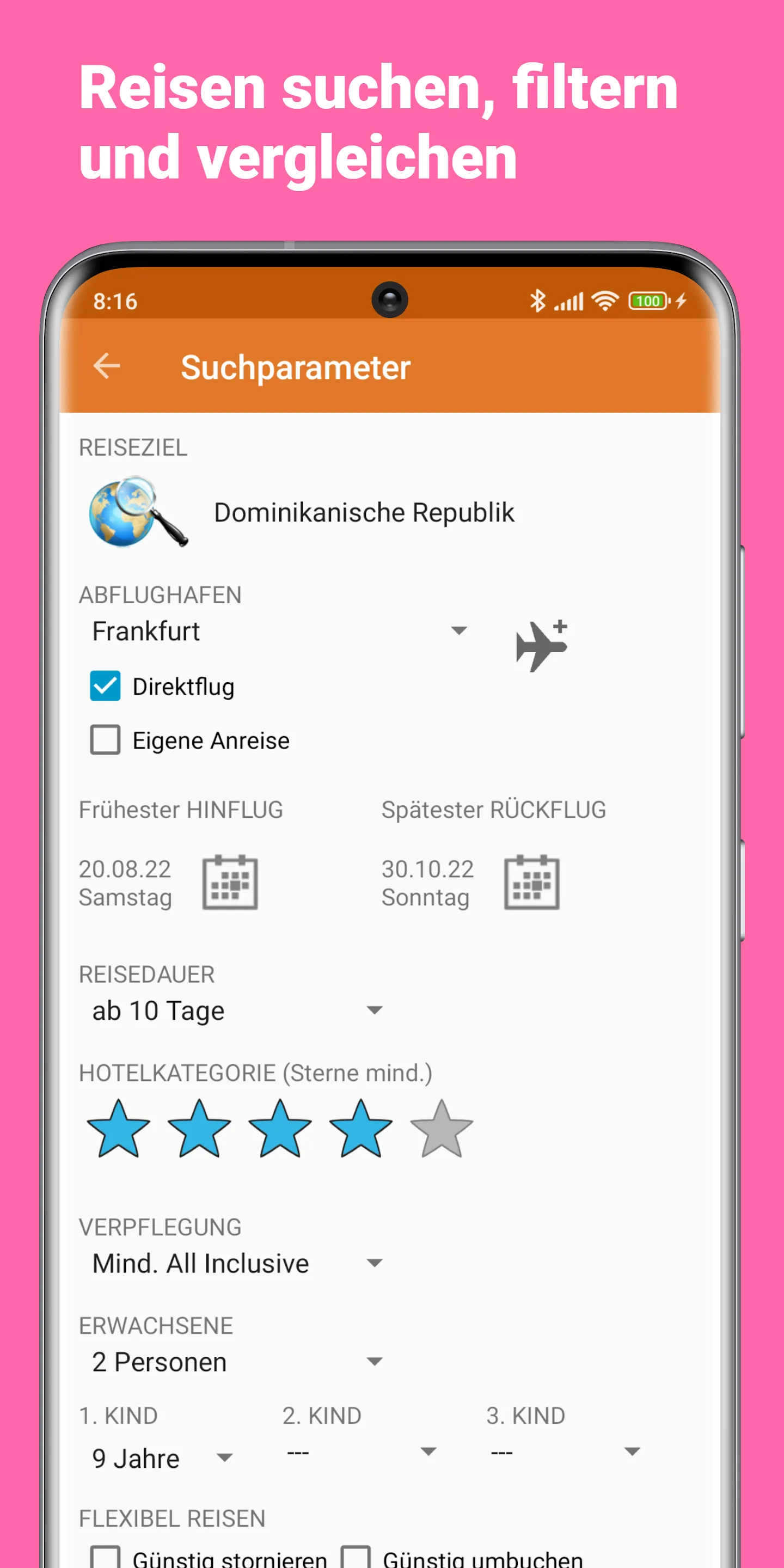 Pauschalreisen, Hotels & FeWo | Indus Appstore | Screenshot