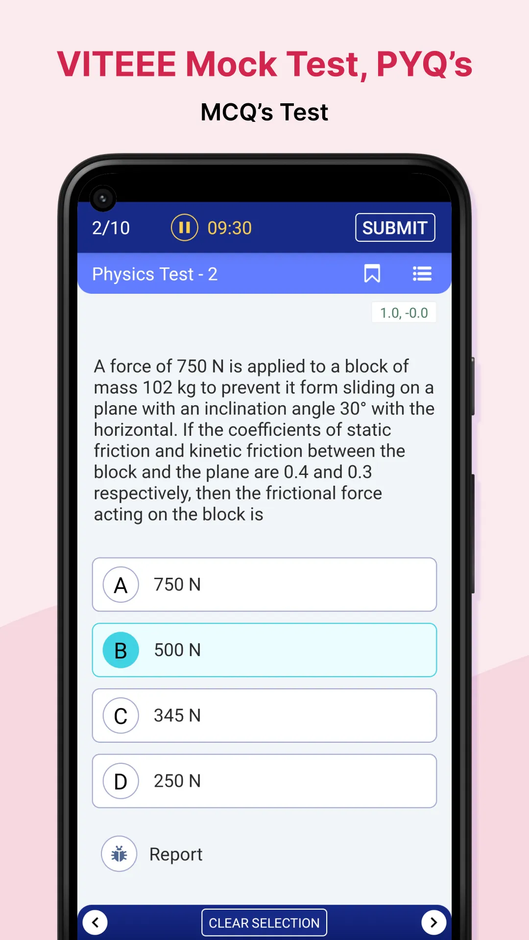 VITEEE Mock Test, PYQs 2024 | Indus Appstore | Screenshot