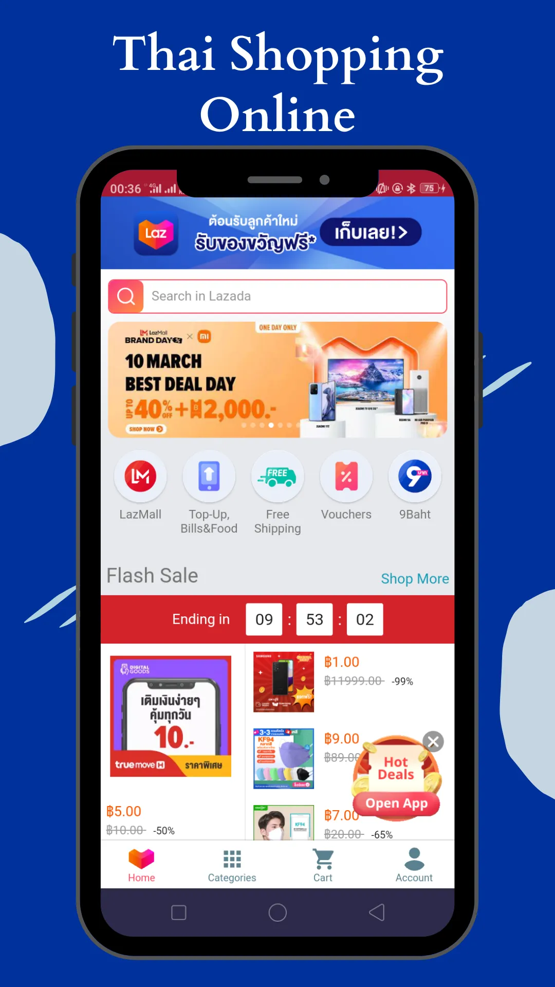 Thailand Online Shopping Apps | Indus Appstore | Screenshot