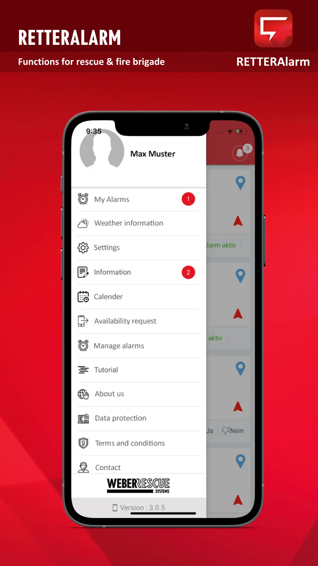 RETTERAlarm | Indus Appstore | Screenshot