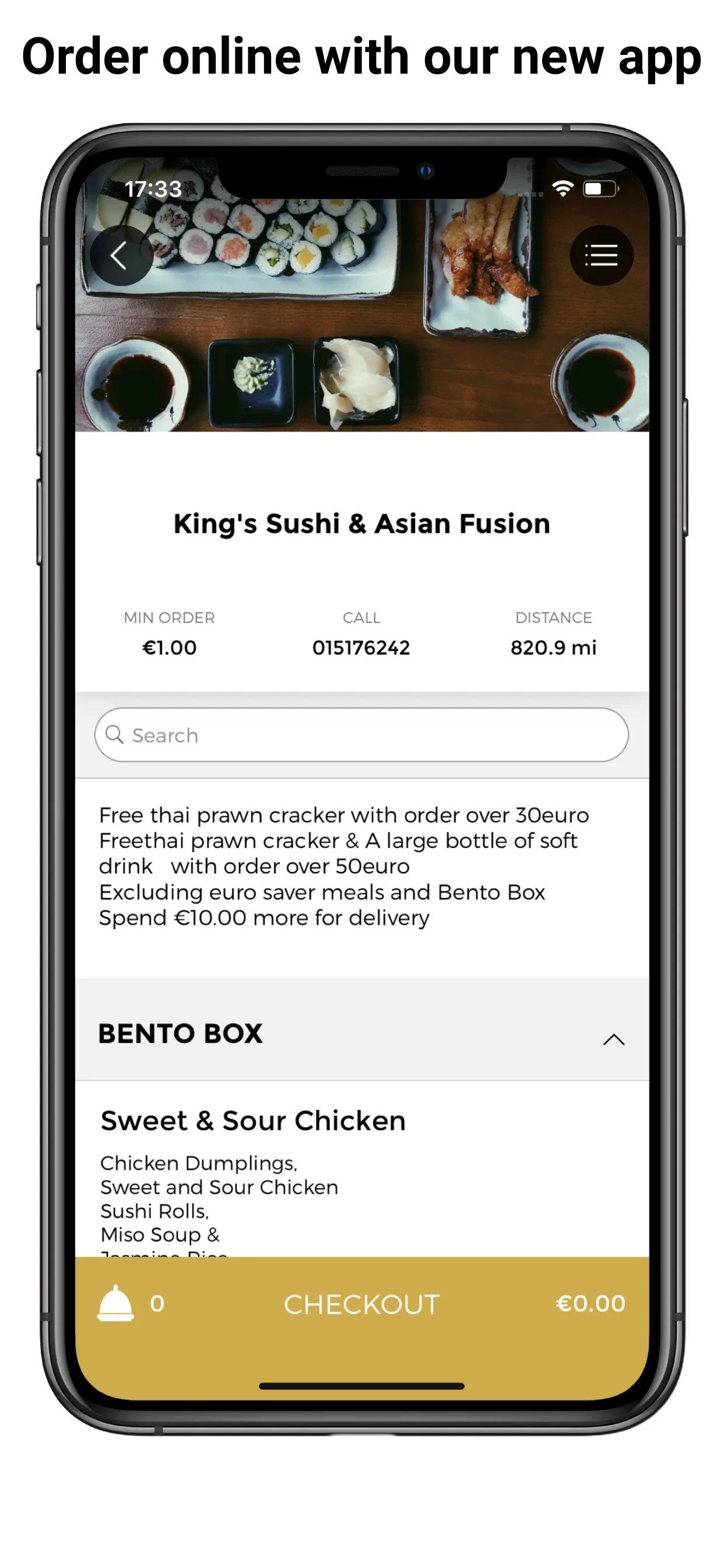 King's Sushi & Asian Fusion | Indus Appstore | Screenshot