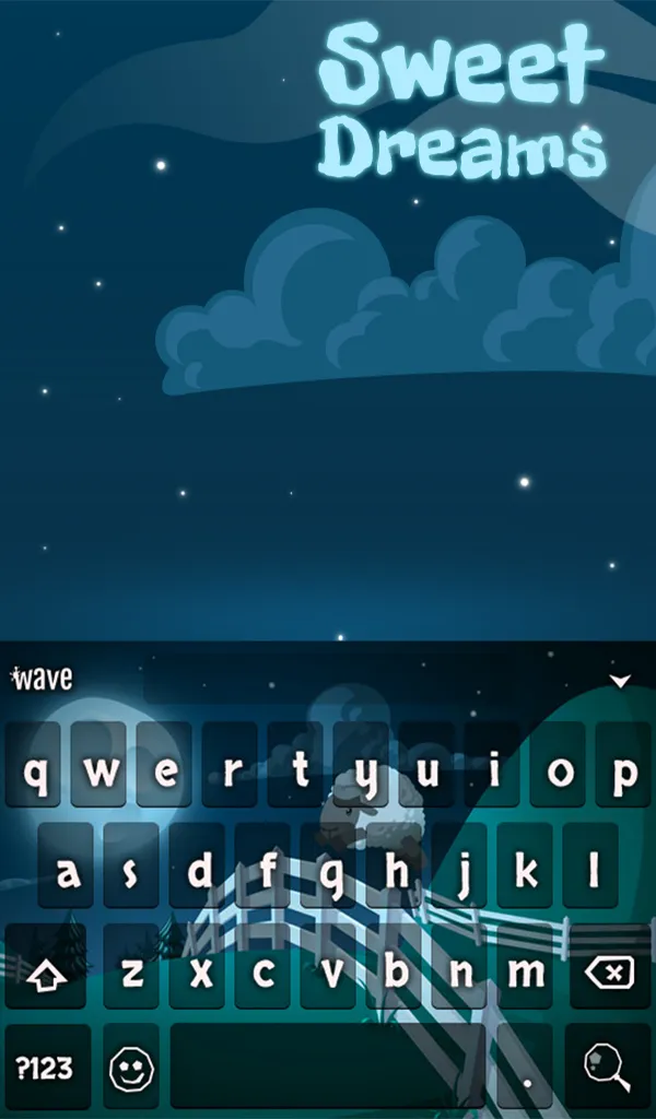 Sweet Dreams Animated Keyboard | Indus Appstore | Screenshot