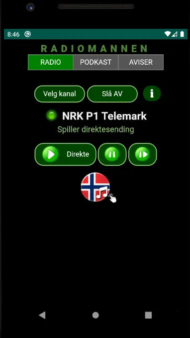 Norsk Radio App - DAB+FM Norge | Indus Appstore | Screenshot