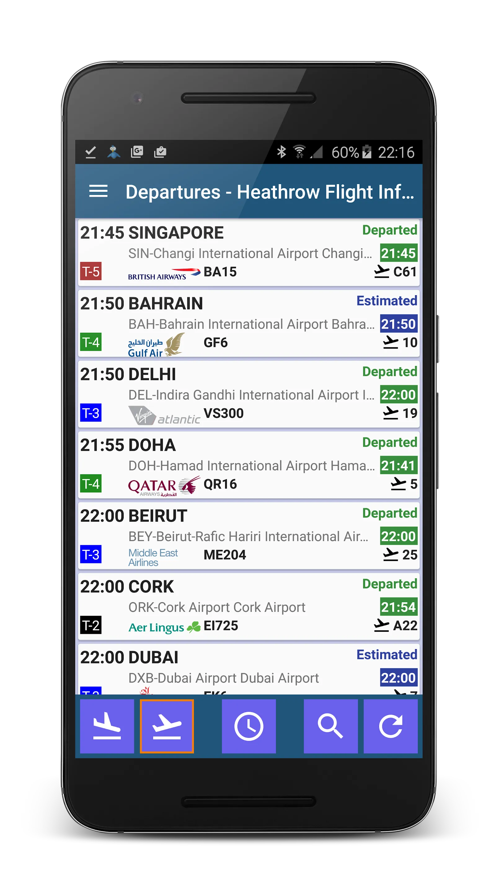 Minneapolis Airport FlightInfo | Indus Appstore | Screenshot