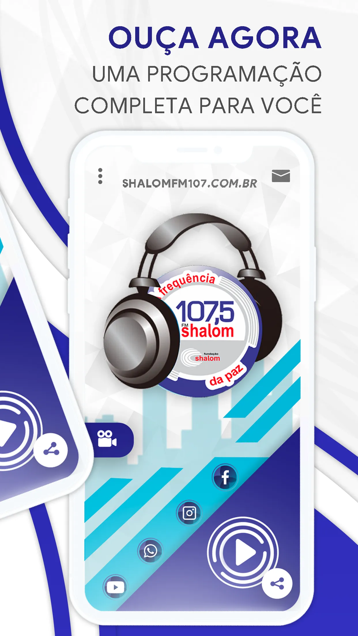 Shalom FM 107,5 | Indus Appstore | Screenshot