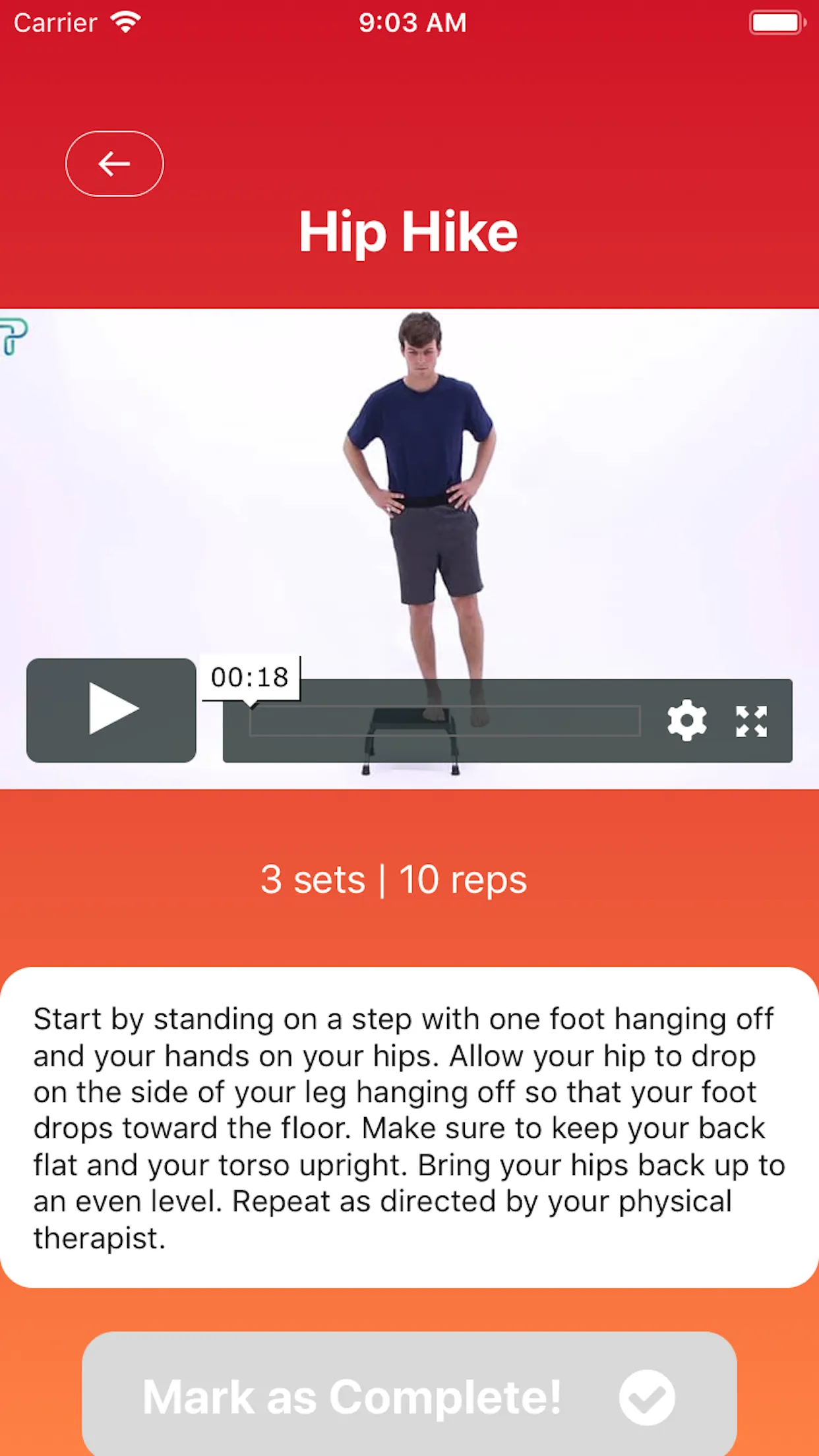 TheraFit Physical Therapy | Indus Appstore | Screenshot