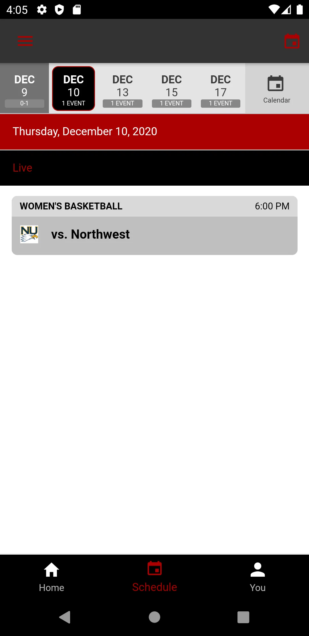 Seattle U Athletics | Indus Appstore | Screenshot