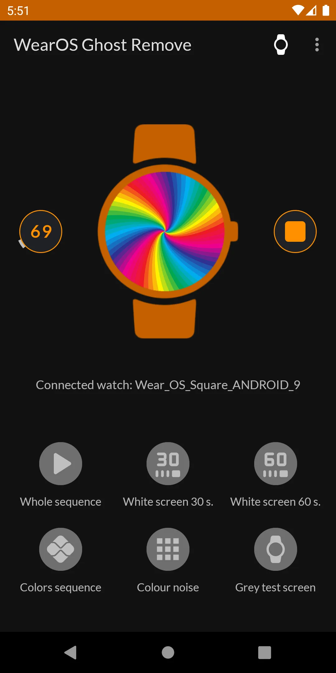 Wear OS - LCD Ghost Remove | Indus Appstore | Screenshot