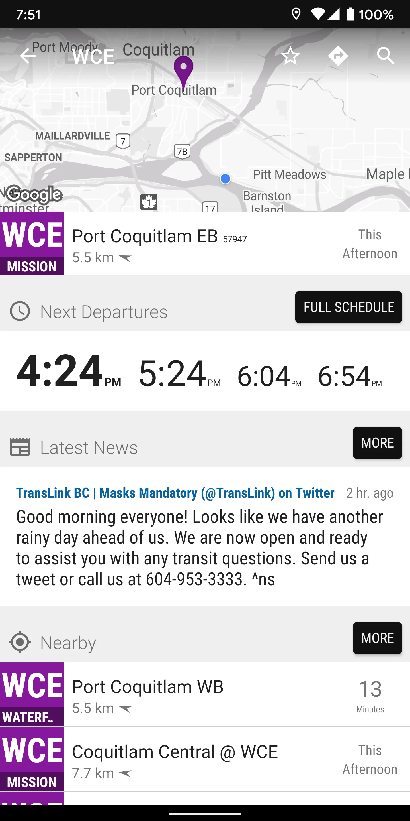 Vancouver WCE Train - MonTran… | Indus Appstore | Screenshot