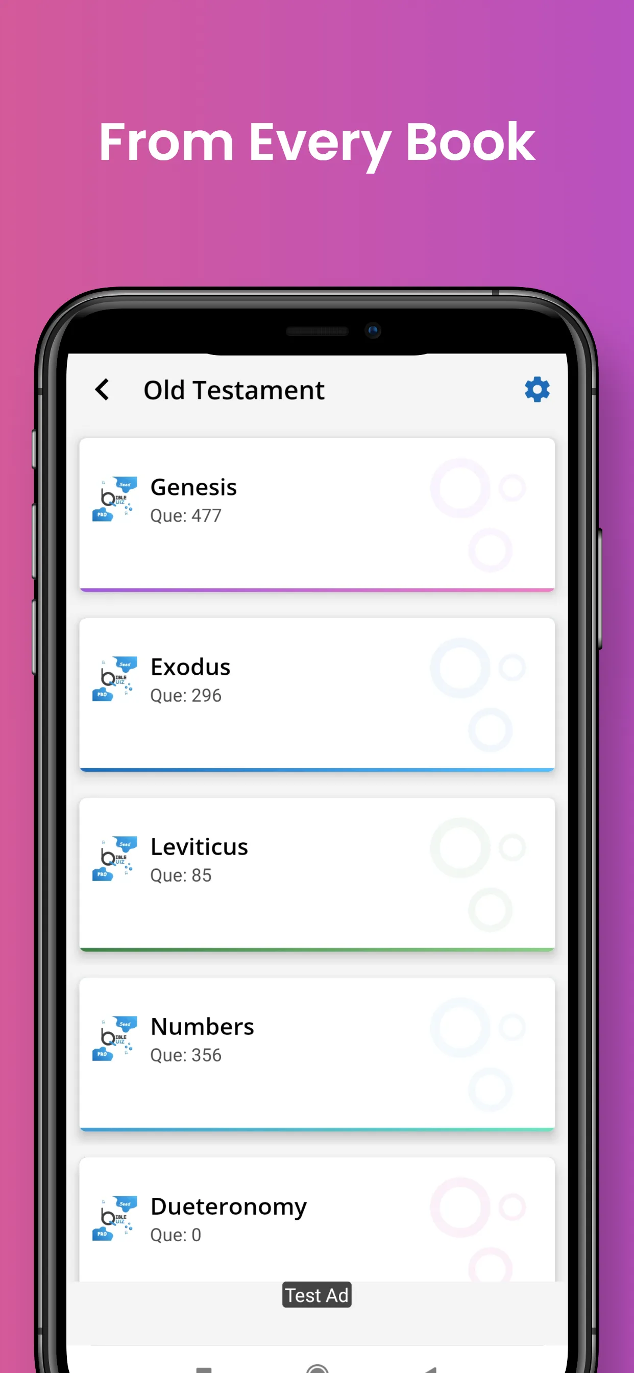 Bible Quiz Chapter By Chapter | Indus Appstore | Screenshot