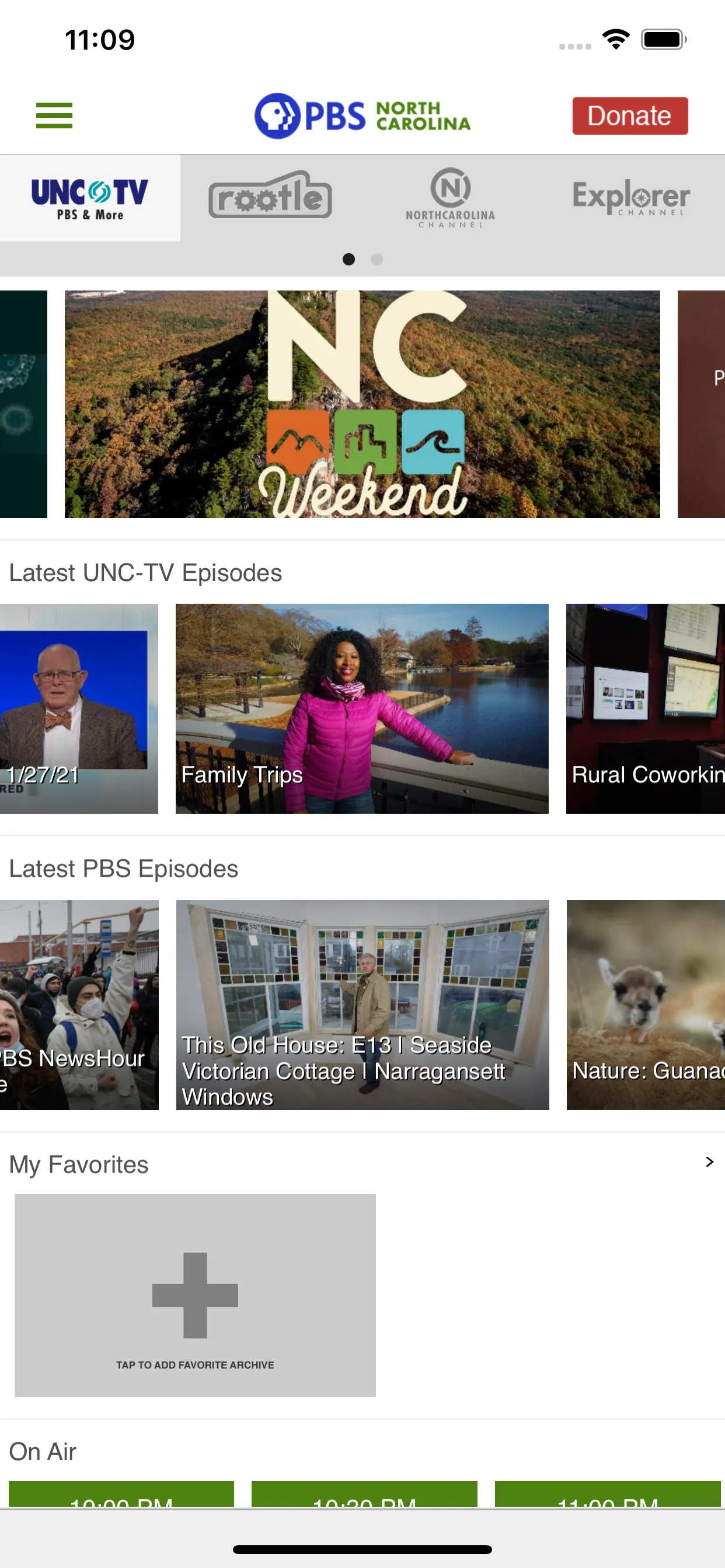 PBS North Carolina (old UNCTV) | Indus Appstore | Screenshot