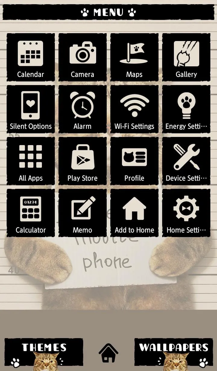 Cat Mug Shot Theme | Indus Appstore | Screenshot