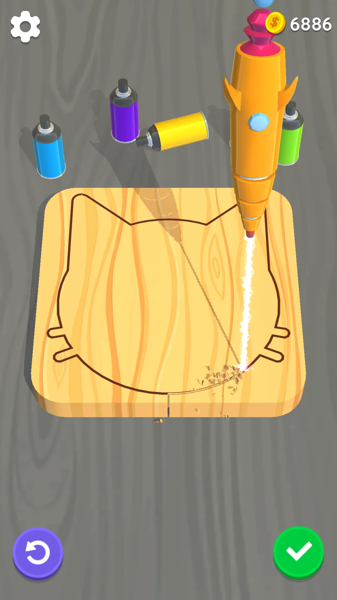 Wood Turning 3D - Carving Game | Indus Appstore | Screenshot
