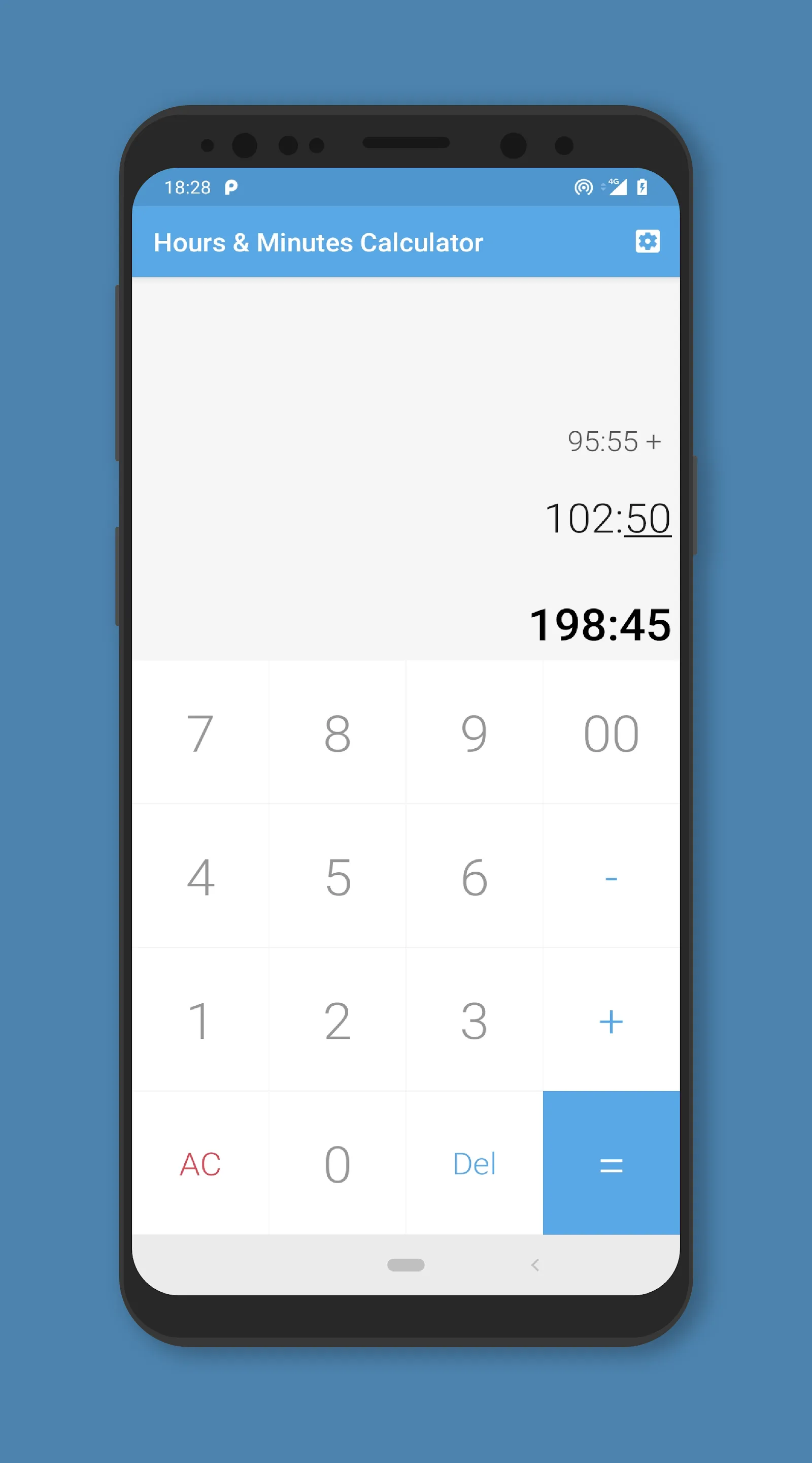 Hours & Minutes Calculator | Indus Appstore | Screenshot