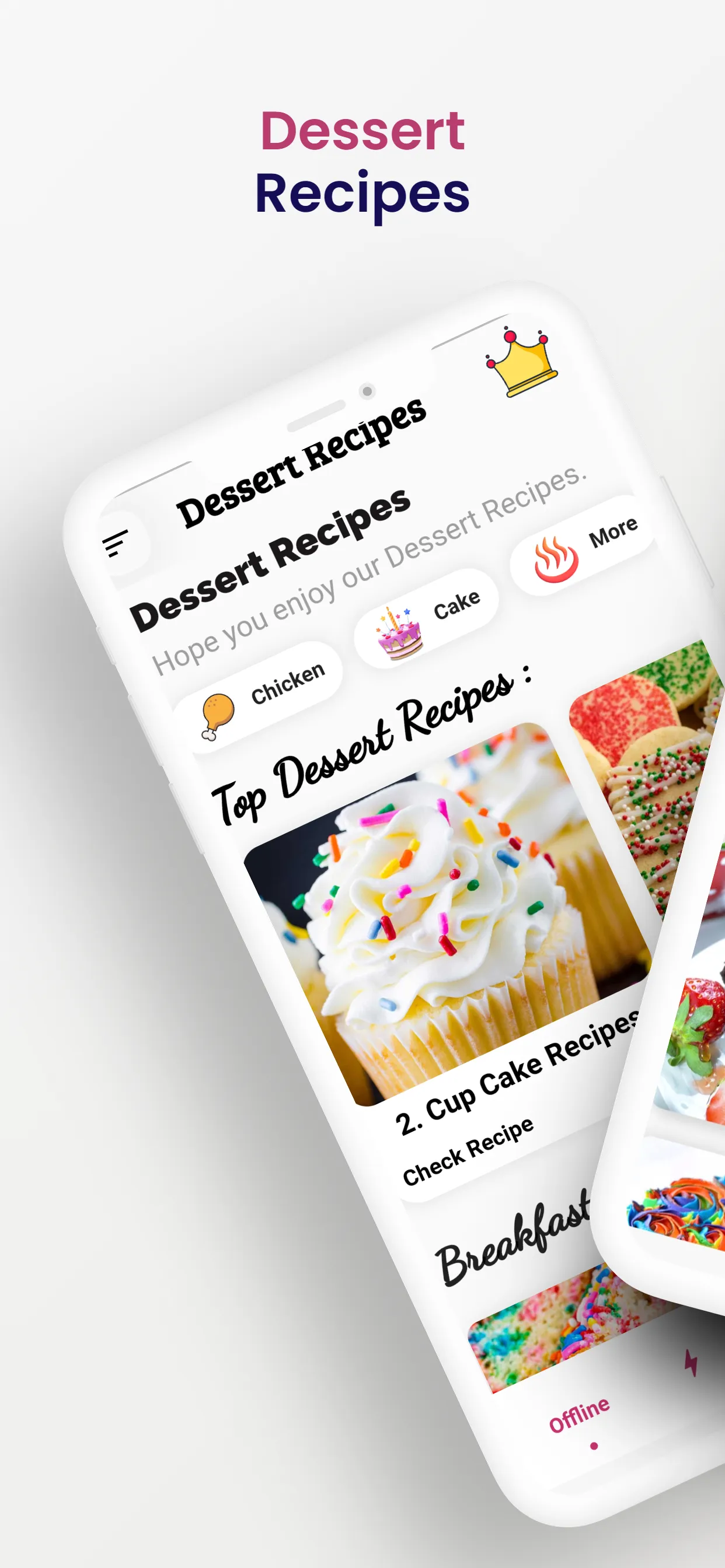 Dessert Recipes Offline | Indus Appstore | Screenshot