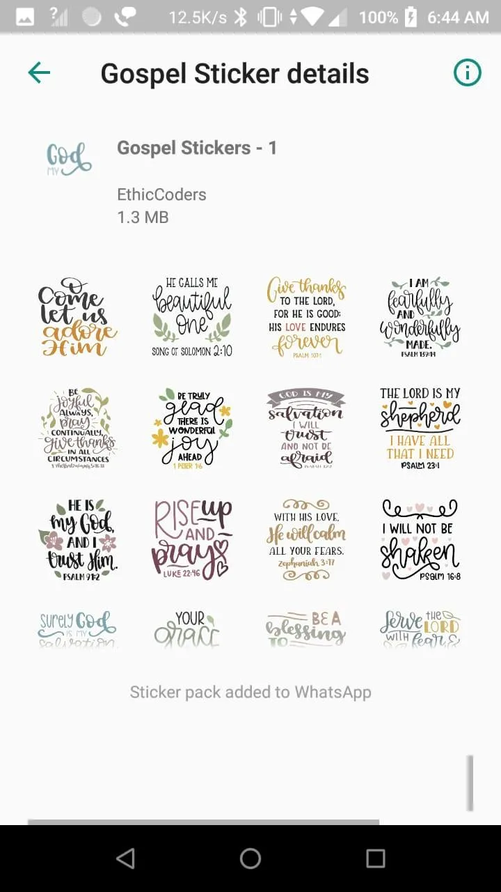 Gospel WAStickerApp | Indus Appstore | Screenshot