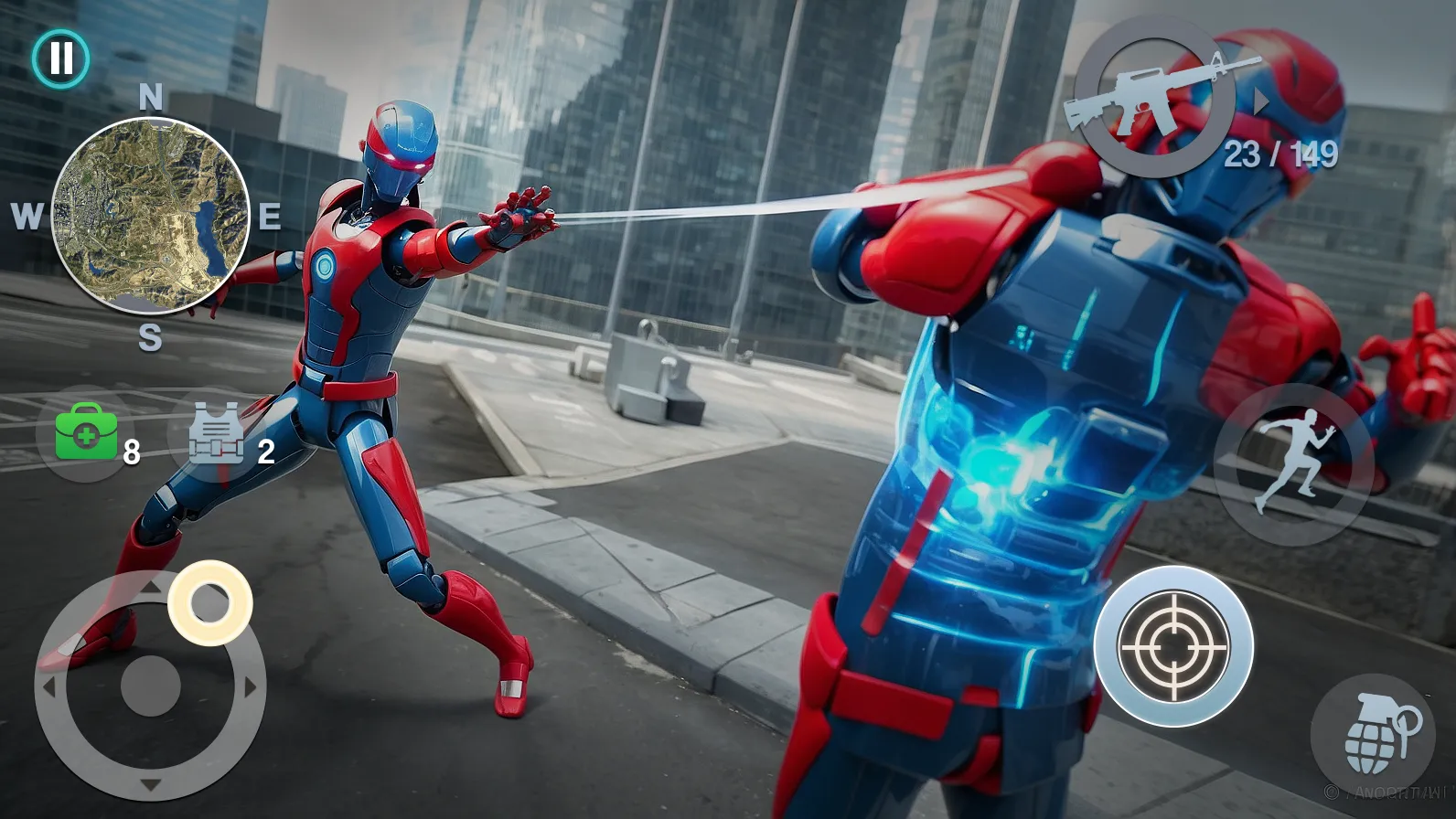 Spider Rope Hero Crime City | Indus Appstore | Screenshot