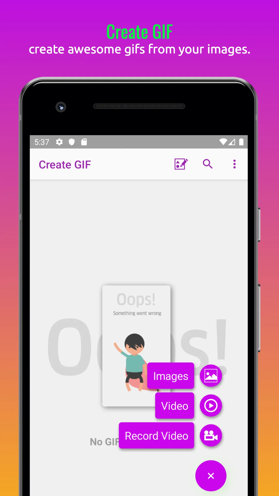 GIF Search & Maker, Video to G | Indus Appstore | Screenshot