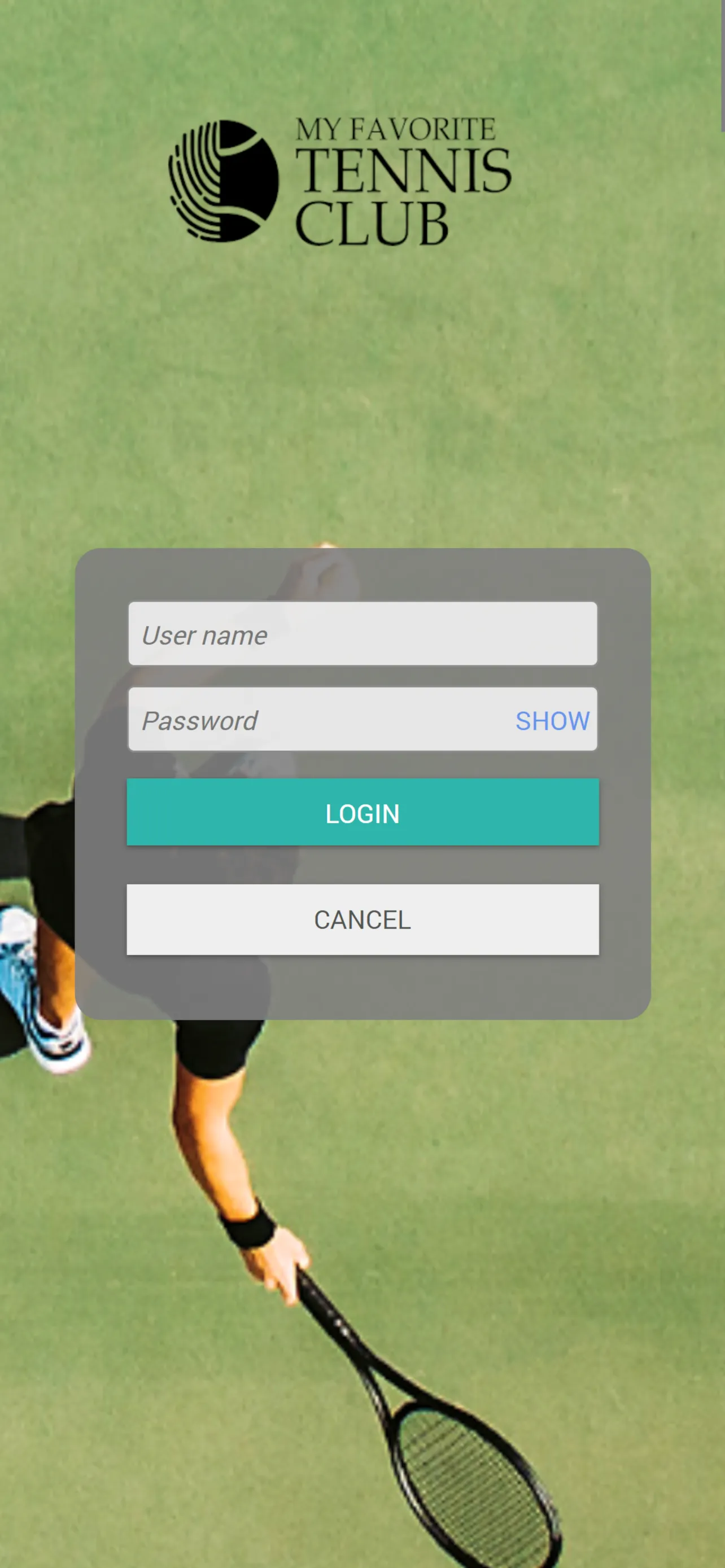 My Favorite Tennis Club | Indus Appstore | Screenshot