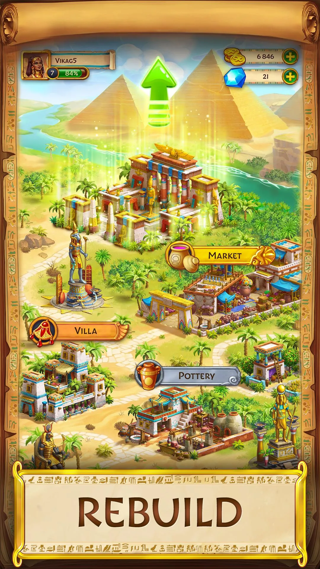 Jewels of Egypt・Match 3 Puzzle | Indus Appstore | Screenshot