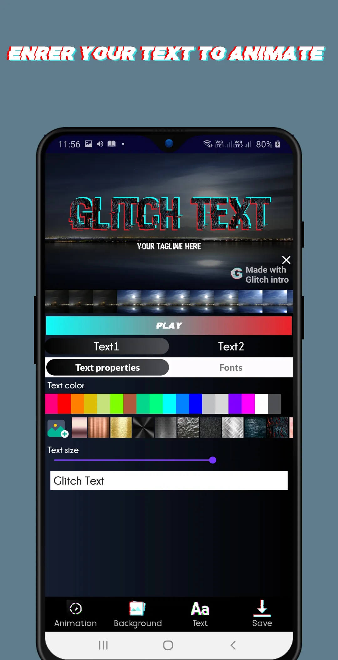 Glitch Intro Maker | Indus Appstore | Screenshot