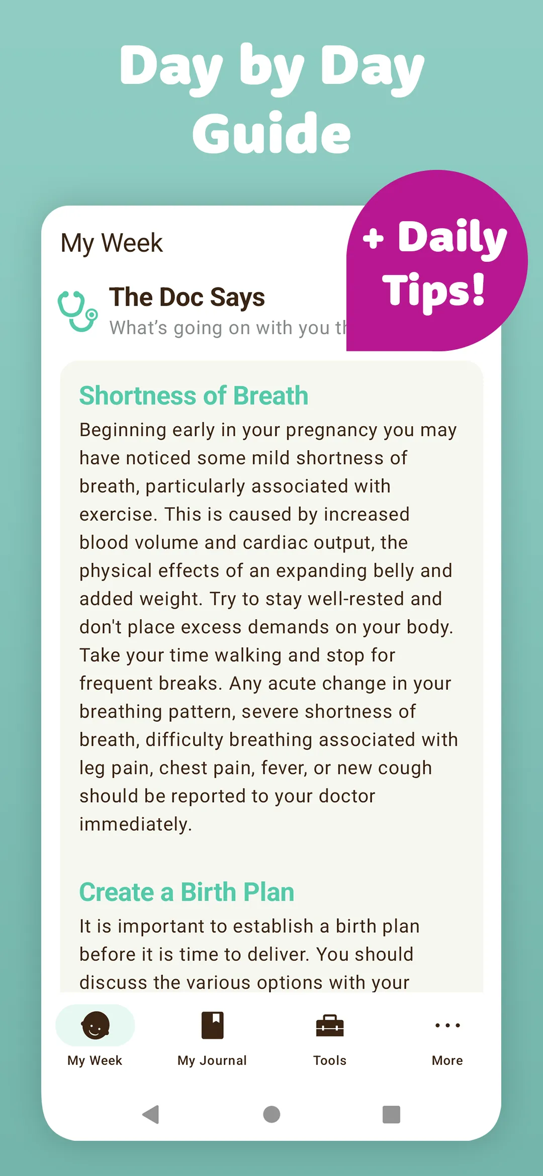 Pregnancy Tracker by Sprout | Indus Appstore | Screenshot