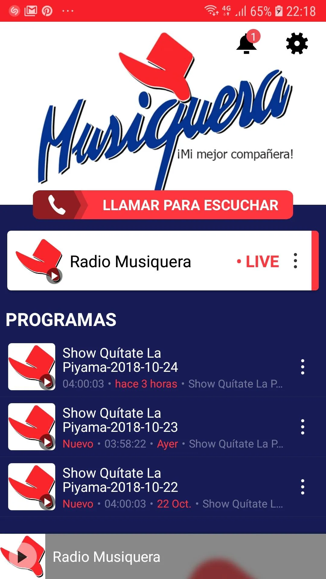 Radio Musiquera | Indus Appstore | Screenshot