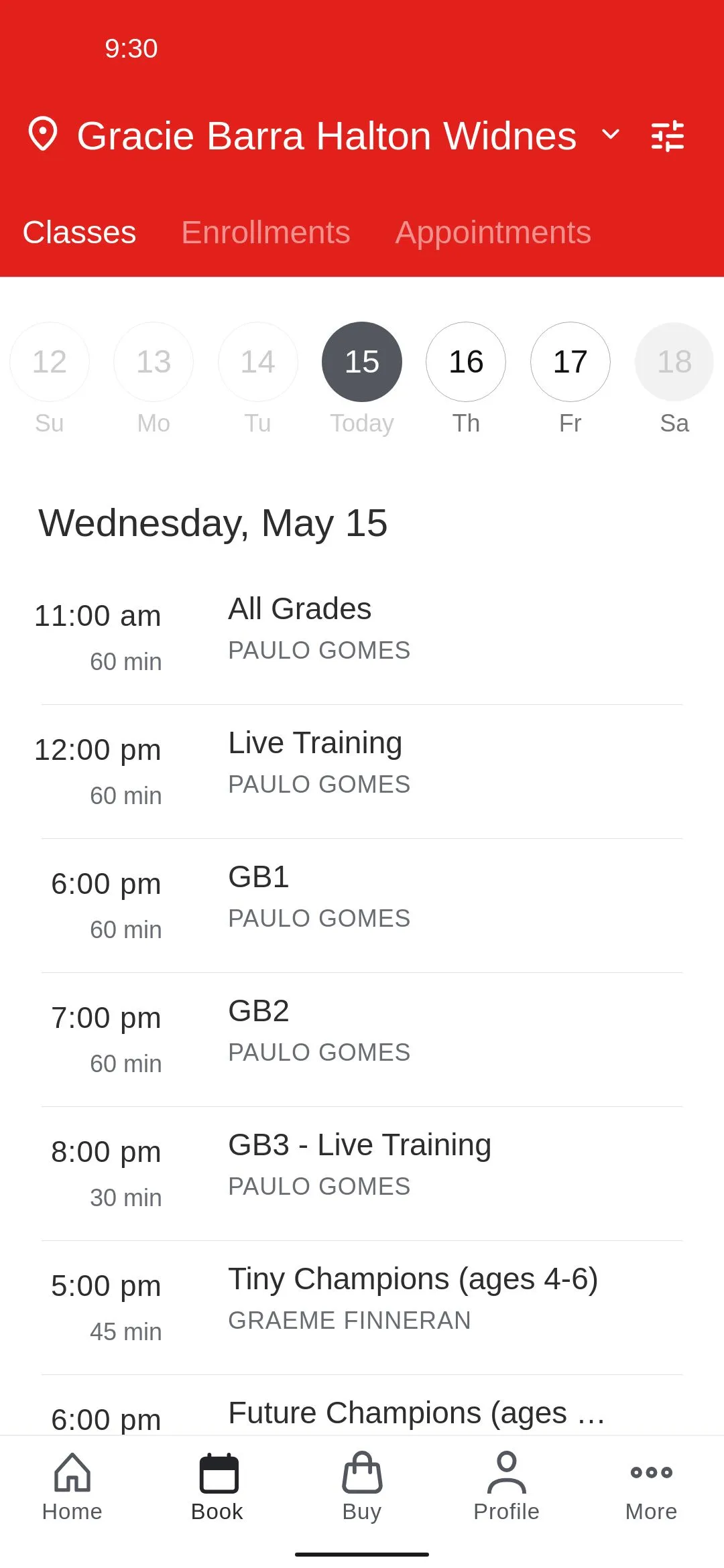 Gracie Barra Northwest UK | Indus Appstore | Screenshot