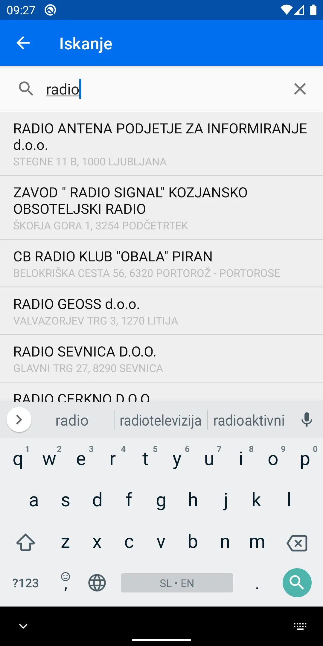 Poslovni Imenik | Indus Appstore | Screenshot