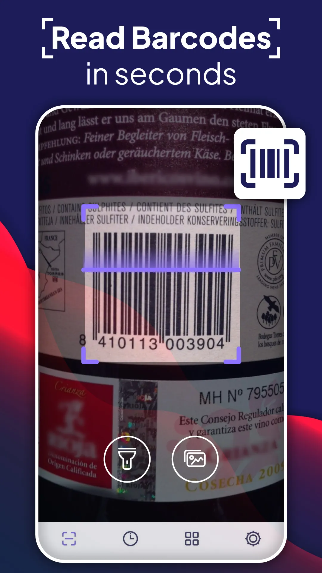 QR Reader & Barcode Generator | Indus Appstore | Screenshot