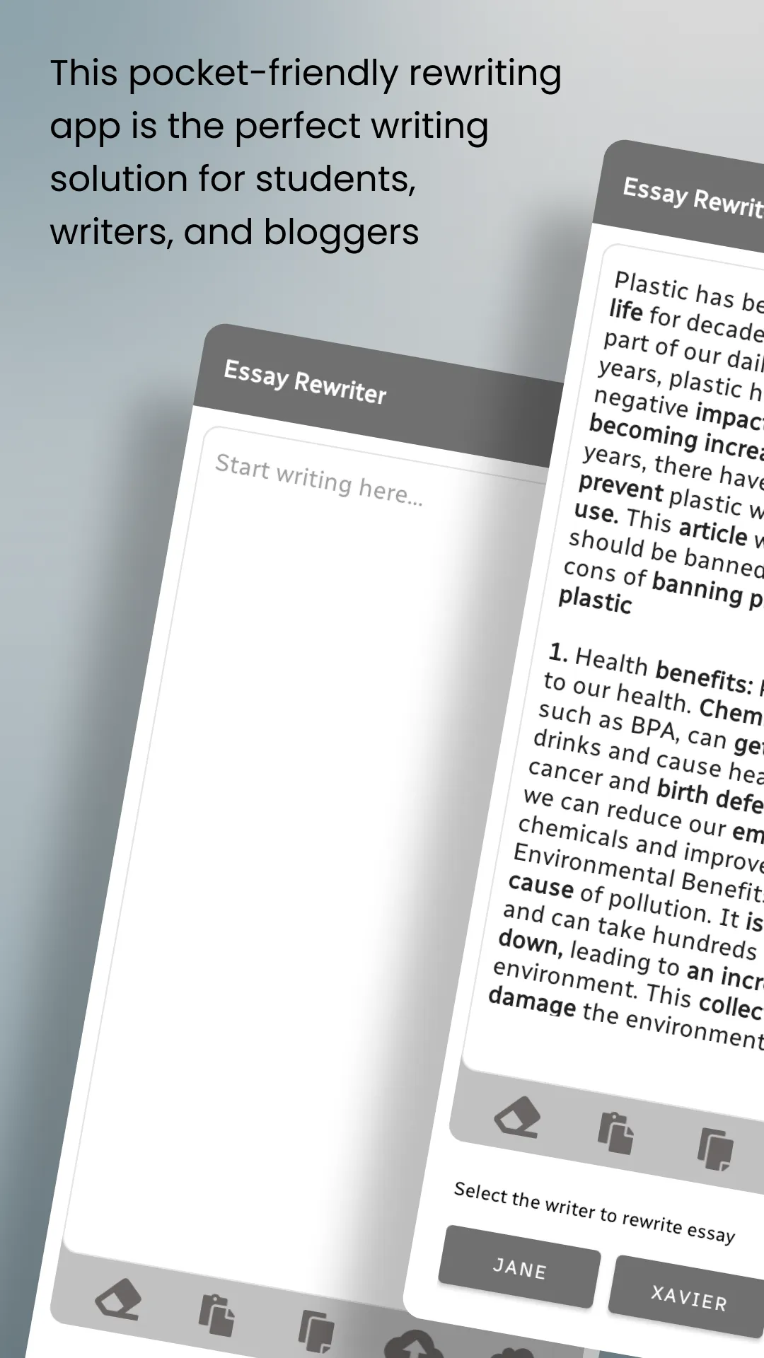 Essay Rewriter - AI Writer | Indus Appstore | Screenshot