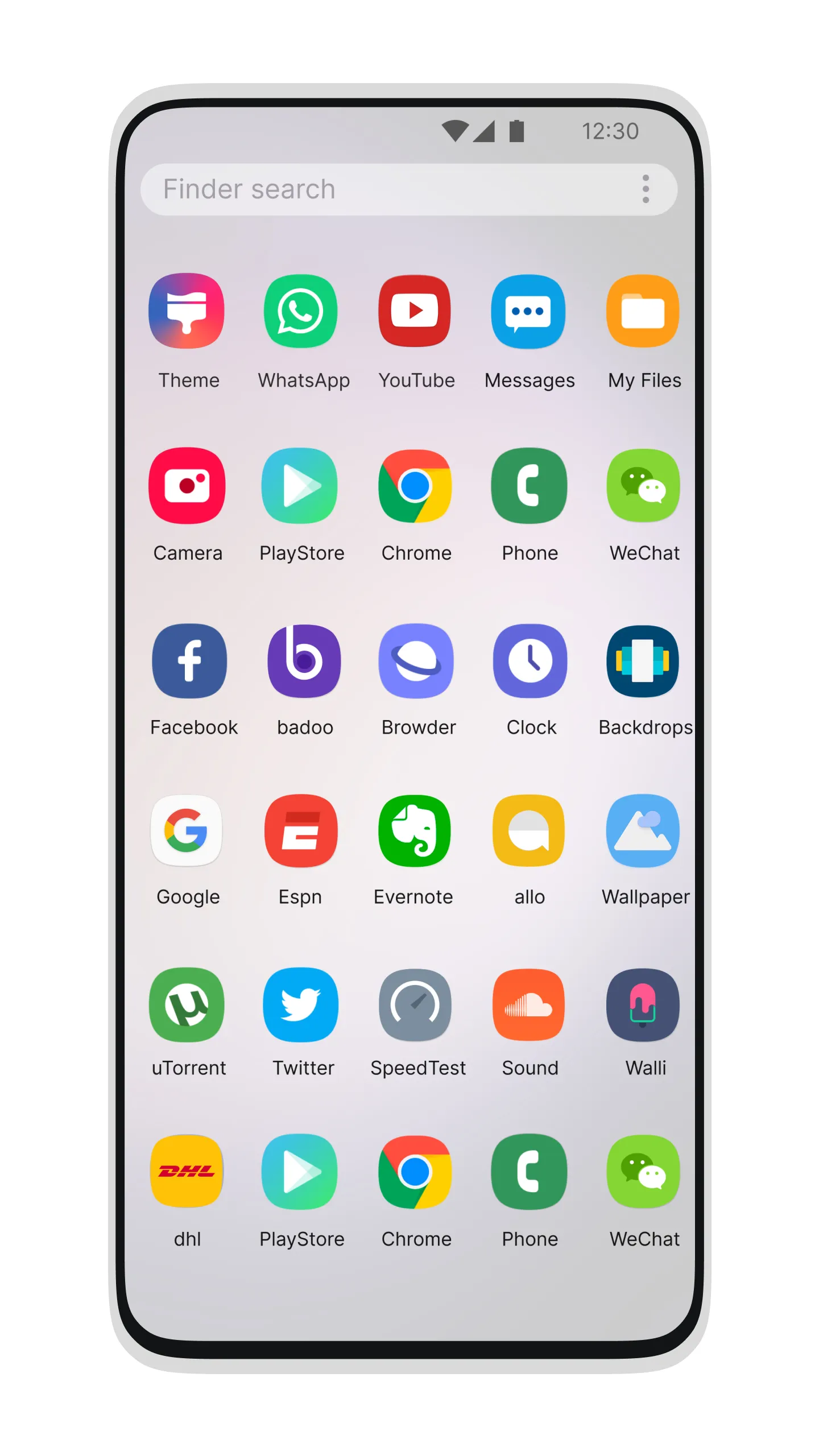 Galaxy S24 Style Launcher | Indus Appstore | Screenshot