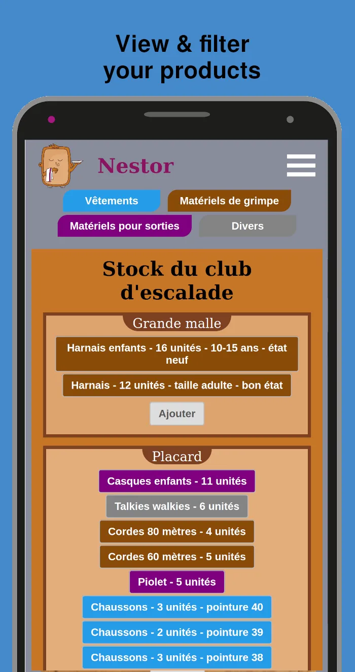 Nestor - stock management | Indus Appstore | Screenshot